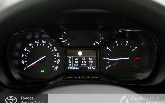 Toyota Proace City Verso cena 91800 przebieg: 135860, rok produkcji 2020 z Skoki małe 92